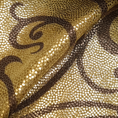 Lack-Shine-Print 47H8-gold-orient-schwarz