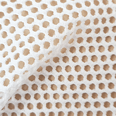 Mesh 34EL-weiß-grob