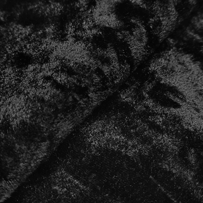 Samt-gecrasht 11A1-schwarz