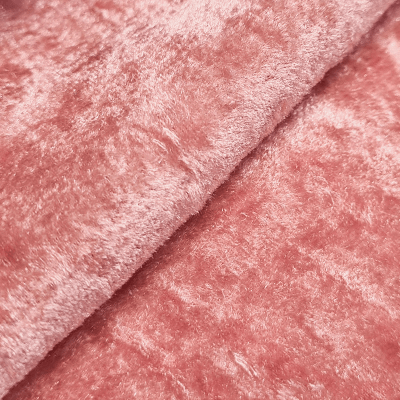 Samt-gecrasht 11JT-blassrosa